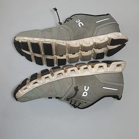 On Running Olive and Beige Athletic Shoes - Picture 9 of 15